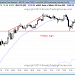 small pullback bull trend in emini