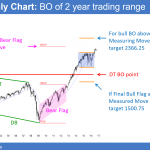 monthly candlestick chart has bull flag