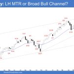 Emini Weekly: LH MTR or Broad Bull Channel?, Weekly Emini Big Pullback