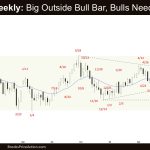 Crude Oil Weekly: Big Outside Bull Bar, Bulls Need FT, Weekly Crude Oil Big Outside Bull Bar